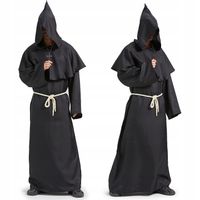 STRÓJ KOSTIUM PRZEBRANIE HABIT MNICH KSIĄDZ ZAKONNIK HALLOWEEN
