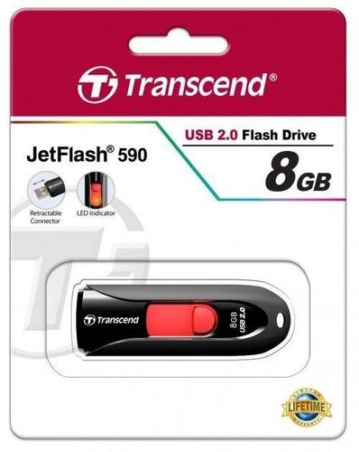 Transcend Pendrive JetFlash590  USB 2.0 8GB na Arena.pl