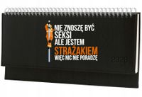 Terminarz dla strażaka 2026 tygodniowy kalendarz leżący biurkowy