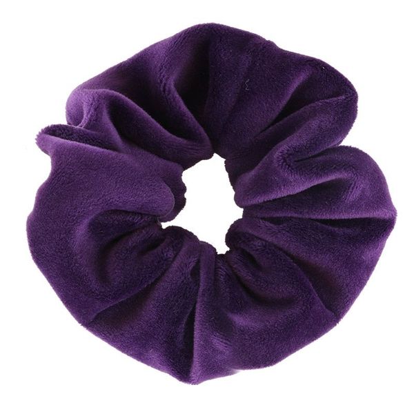Gumka owijka aksamitka fioletowa zdjęcie 1