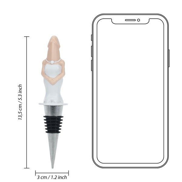 korek do butelek bride s line cielisty zdjęcie 2