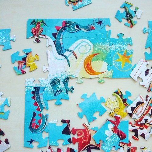 PUZZLE Smoki 56 elementów na Arena.pl