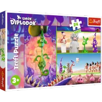ND01_246936 PUZZLE MAXI 24 Ciekawski Smok Diplodo