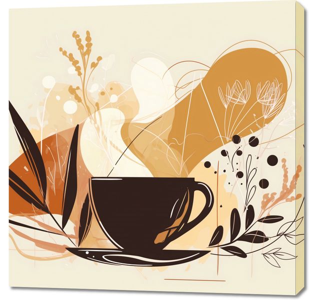 Obraz 90x90cm Aromatyczna Przerwa zdjęcie 1