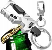 Metalowy Męski Brelok do kluczy prezent elegancki  B11_A_Srebrny