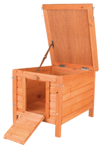 TRIXIE duży drewniany domek królika kawii fretki wodoodporny do domu ogrodu na Arena.pl