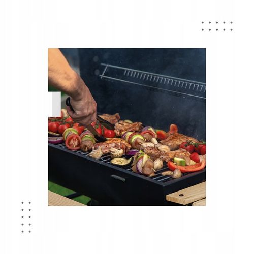 GRILL Z POKRYWĄ OGRODOWY WĘGLOWY DUŻY MARK ADLER ROAST 8.0 NA KÓŁKACH na Arena.pl