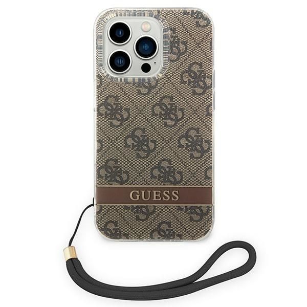 Etui Guess do iPhone 14 Pro, Brązowy zdjęcie 2