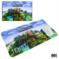 PODKŁADKA POD MYSZKĘ MYSZ WZORY DO WYBORU - MINE.CRAFT GRY I BAJKI 29x36cm