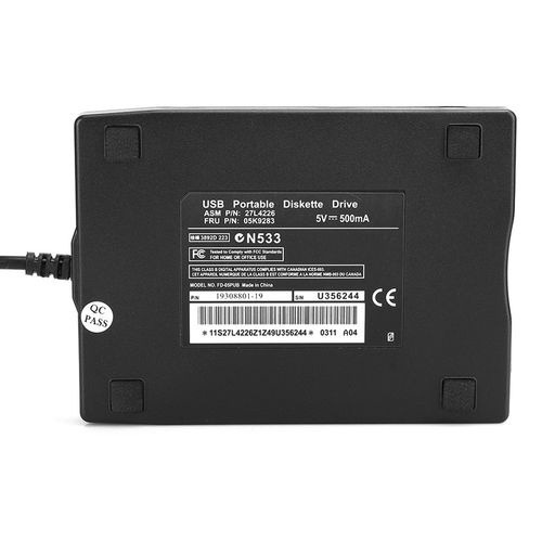 ZEWNĘTRZNA STACJA DYSKIETEK NAPĘD 3,5'' USB SLIM FLOPPY DISK 720 KB na Arena.pl