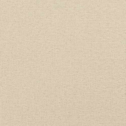 Fotel, kremowy, 60 cm, obity tkaniną na Arena.pl