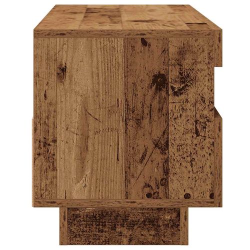 Szafka pod TV z oświetleniem LED, stare drewno, 100x35x40 cm na Arena.pl