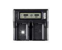 Ładowarka Dual DC-LCD serii NP-FP, NP-FH A230 A230L A230Y NEX-VG10E DSC-HX