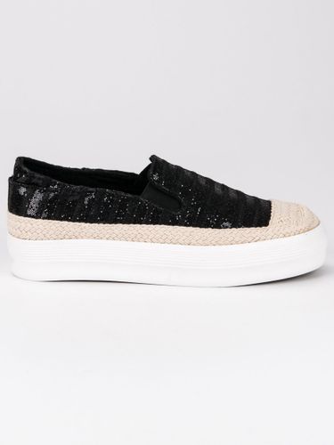 CZARNE TRAMPKI ESPADRYLE Rozmiar - 41 na Arena.pl