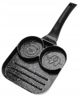 PATELNIA MARMUROWA do Placków Naleśników PANCAKES Jajek GRILLOWA 6052