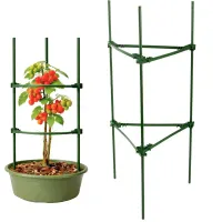 Tyczka podpora do roślin trójkątna 60 cm stabilna ogród działka