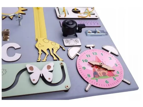 TABLICA MANIPULACYJNA SENSORYCZNA MONTESSORI 17W1 na Arena.pl