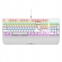 Klawiatura mechaniczna Rampage KB-R86 UMBRA Blue Switch biała USB