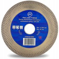 TARCZA 125mm DIAMENTOWA DO PŁYTEK GRESU GLAZURY SZLIFOWANIA CIĘCIA 45°