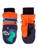 Rękawiczki narciarskie chłopięce jednopalczaste dino 10 cm YOCLUB