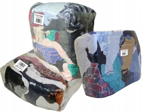 CZYŚCIWO CIĘTE KOLOR BAWEŁNIANE EXTRA CHŁONNE SZMATY 10KG DO WARSZTATU na Arena.pl