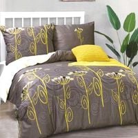 Pościel ELWAY satyna bawełniana 200x220cm KWIATY