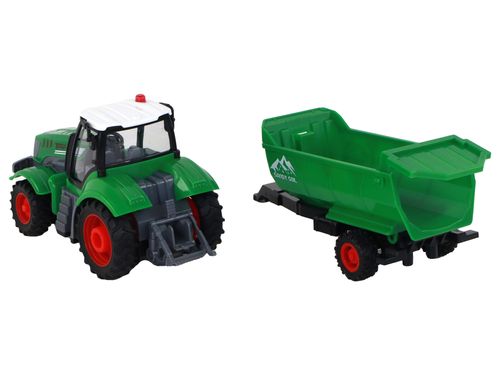 ZIELONY ZDALNIE STEROWANY CIĄGNIK TRAKTOR R/C Z PRZYCZEPĄ na Arena.pl