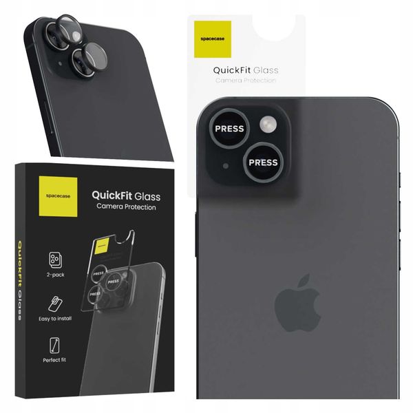 Spacecase Quickfit Camera Iphone 15/15 Plus Black zdjęcie 11