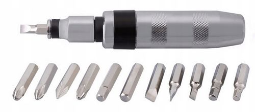 WKRĘTAK ŚRUBOKRĘT UDAROWY DO POBIJANIA + 13 BITÓW na Arena.pl