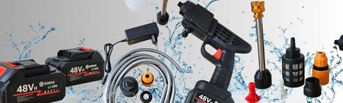 MYJKA BEZPRZEWODOWA CIŚNIENIOWA SAMOCHODOWA AKUMULATOROWA + 2x BATERIA na Arena.pl