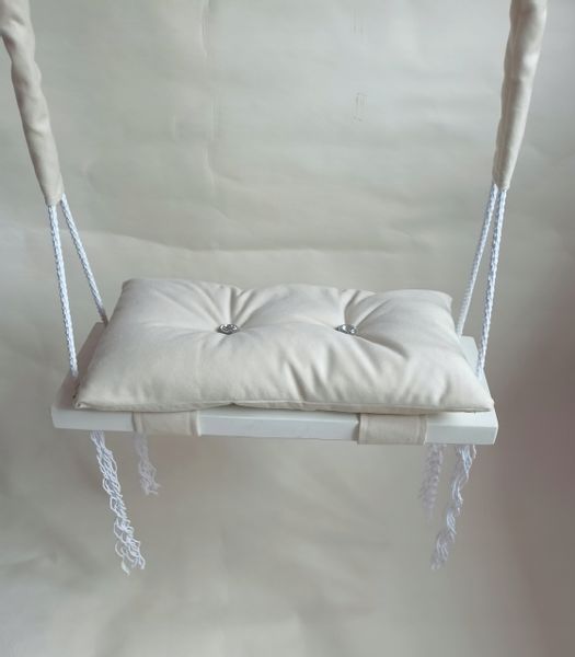 Huśtawka Siedzisko DLA DZIECI BEŻ dom ogród POKÓJ zdjęcie 3