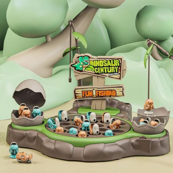 WOOPIE Gra Łowienie Dinozaurów Rybek 2 Wędki zdjęcie 3