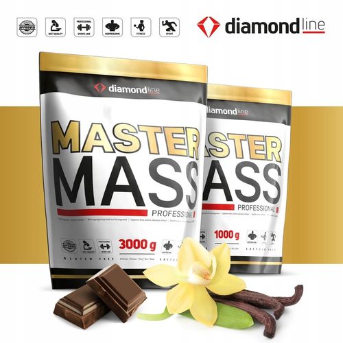 Hi TEC DIAMOND LINE MASTER MASS 3000g GAINER MASA na Arena.pl
