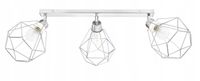 LAMPA plafon żyrandol ruch loft drut diament chrom