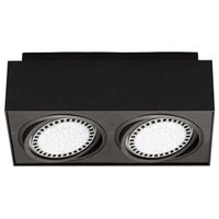 Regulowana lampa sufitowa BOXY CL 20075-BK Zumaline cube czarny