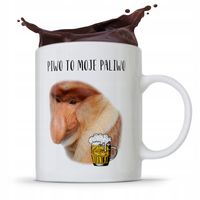 Kubek Śmieszny Janusz Nosacz Piwo To Moje Paliwo Z Nadrukiem Ze Zdjęciem