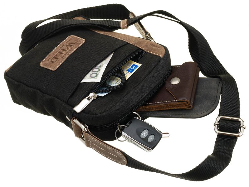 torba skóra+canvas 840-mhc navy zdjęcie 5