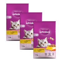 Whiskas Sucha karma dla kota Kurczak 1,4 kg x 3 sztuki