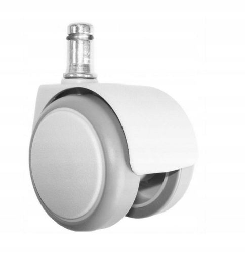 Kółka do fotela obrotowego BIAŁE 50 mm fi.11 mm na Arena.pl