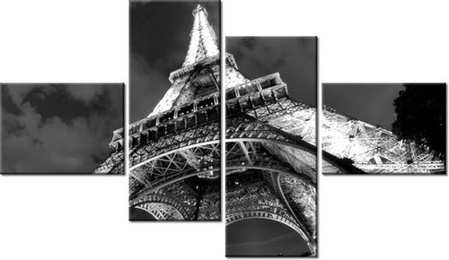 140CM 70 OBRAZ WIDOK NOCNY WIEŻY EIFFLA ŚCIENNY na Arena.pl
