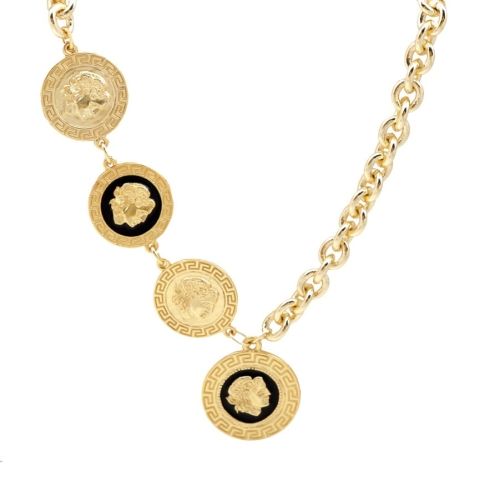 naszyjnik 2 monety z emalią i 2 bez (c15/mon/61au) na Arena.pl