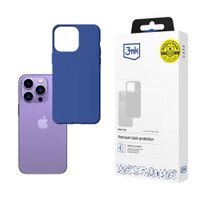 Matowe etui na Apple iPhone 14 Pro - 3mk Matt Case blueb