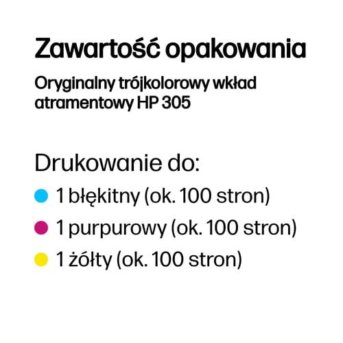 Tusz HP 305 Tri-color (3YM60AE) na Arena.pl