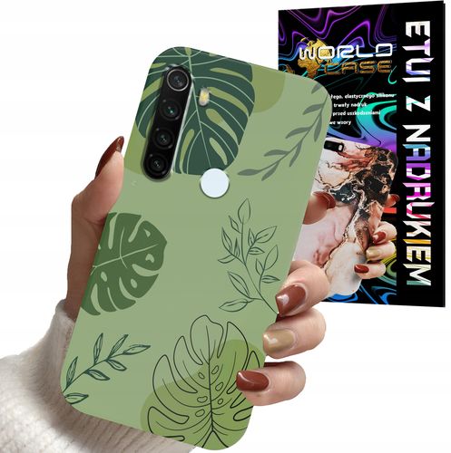 ETUI CASE DO XIAOMI NOTE 8T - LIŚCIE WZORY DLA KOBIET KWIATY RÓŻE na Arena.pl