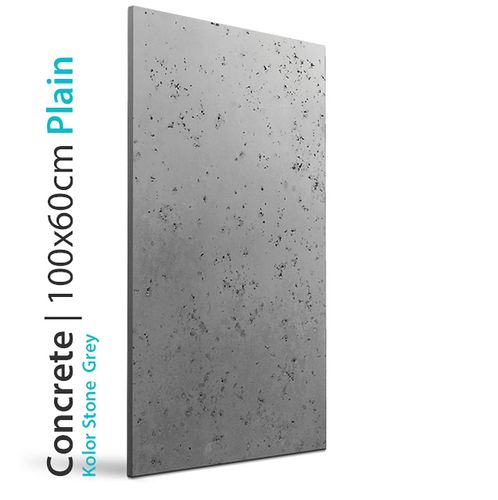 PANEL ŚCIENNY CONCRETE PLAIN STONE GREY 100X60 CM | IMITACJA BETONU na Arena.pl
