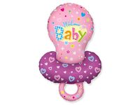 Balon foliowy "Smoczek, różowy", 24 cale [balon z helem]