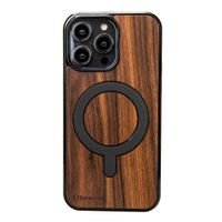 Drewniane Etui Bewood do iPhone 15 Pro Max PALISANDER SANTOS z MagSafe