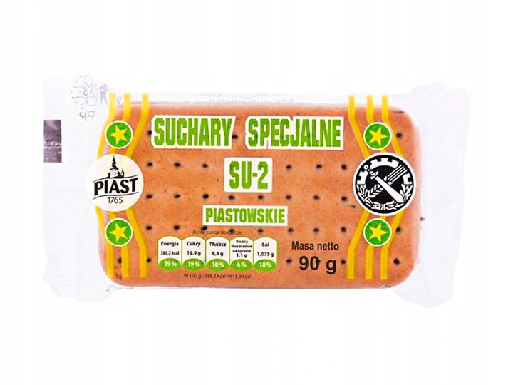 30 szt. SUCHARY WOJSKOWE SU-2 90g - karton 2,7kg zdjęcie 2