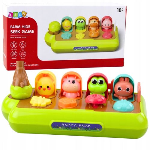 WYSKAKUJĄCE ZWIERZĄTKA ZABAWKA EDUKACYJNA POP-UP INTERAKTYWNA DLA DZIECI na Arena.pl