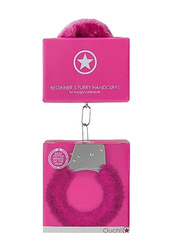 beginner""s handcuffs furry - pink na Arena.pl